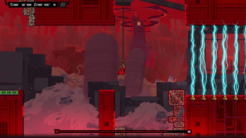 Super Meat Boy platformer gameplay