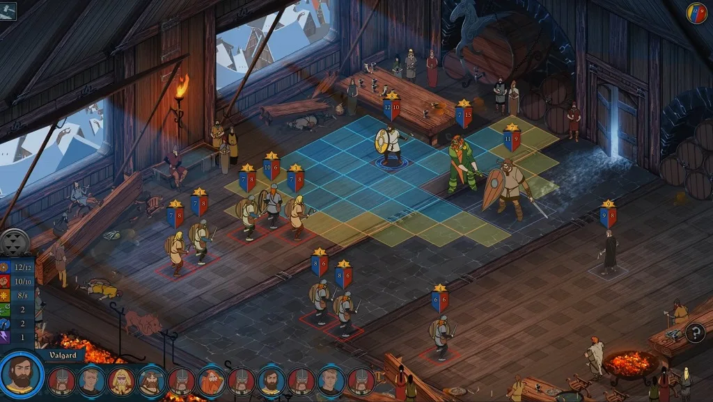 la jugabilidad de la the banner saga