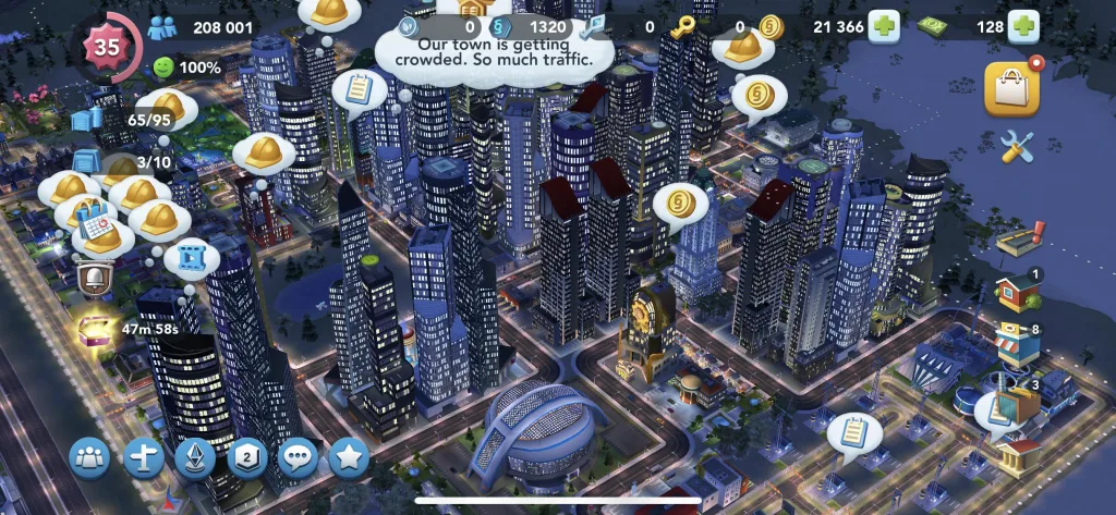 SimCity BuildIt - Building a thriving city with creativity and strategy