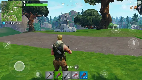 Gameplay di Fortnite Mobile